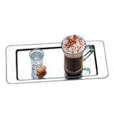 Bandeja Retangular em Inox Atina 32X15 cm - Brinox coza