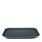 Bandeja Retangular Gourmet Mix Antiderrapante Preto 36X29CM - 17389