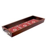 Bandeja retangular Porto trio 21x49 - Bcs