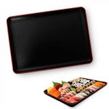Bandeja Travessa 35x25 Cm em Plastico para Culinaria Oriental Mandiali