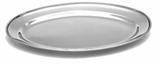 Bandeja Travessa Rasa de Inox Grande para Servir 40cm - Ke home