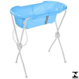 Banheira Ergonômica Azul Com Suporte06000.06 Tutti Baby