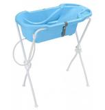 Banheira Ergonomica Com Suporte - Azul - Tutti baby