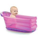Banheira Inflável Bath Budd Rosa Multikids