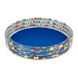 Banheira Inflável Infantil Mor 450 Litros Redonda 152Cm Azul
