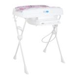 Banheira para Bebê com Assento Burigotto Millenia - Peixinhos Rosa