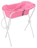 Banheira para Bebê Infantil com Suporte Rosa Ergonômica Tutti Baby
