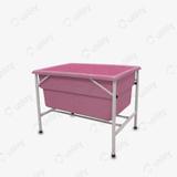 Banheira Pet Rosa 100x60 Cm - Açomix