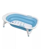 Banheira Portátil Dobrável Flexível Azul Buba 10681