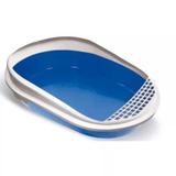 Banheiro Bandeja Para Gato Smart Com Arco Azul - Furacão pet
