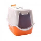 Banheiro Para Gato Toalete Sanitário Wc Duracats Cor Laranja - Durapet care
