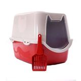 Banheiro Sanitário para Gatos Durapets Vermelho