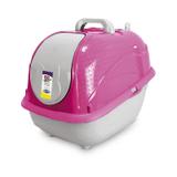 Banheiro wc cat box pop plast pet rosa