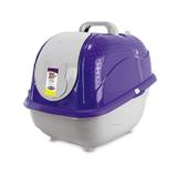 Banheiro wc cat box pop plast pet roxo