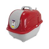 Banheiro wc cat box pop plast pet vermelho