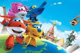 Banner Festa Super Wings 150x100cm - X4adesivos