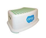 Banquinho 01 Degrau Infantil Step Dots Banheiro Clingo Verde