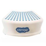 Banquinho 01 Degrau Step Banheiro Pia Azul Clingo C02525