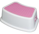 Banquinho Degrau Infantil Crescidinhos - Rosa - Baby Style