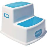 Banquinho Step Escadinha Infantil 02 Degraus Clingo Azul