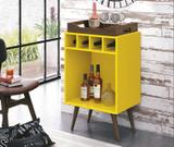 Bar Adega Edn Pub Com Bandeja Amarelo - Móveis edn