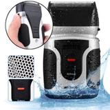 Barbeador Aparador Elétrico Recarregável Lavável Barba Costeleta Pêlos Goncon - Goncon rscw-2088