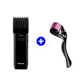 Barbeador E Aparador De Barba Panasonic Er 389k 127v + Dermaroller Derma System 540 Agulhas 0,5mm Super Premium - Panasonic / derma
