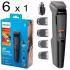 Barbeador Eletrico Maquina Philips 6 Em 1 Multigroom