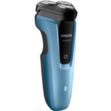 Barbeador Sem Fio Bivolt S1070/04 Preto/ Azul PHILIPS