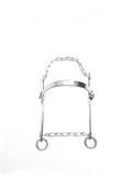 BARBELA DE FREIO CORRENTE SIMPLES EM AÇO INOX cavalo laço - Selaria serrano