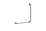 Barra De Apoio Angular Clínica Aço Inox 75x75 Cm Blukit
