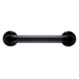 Barra De Apoio Astra BP36/4-PR Reta 40cm Pvc Preta
