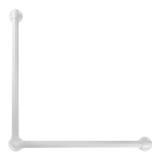 Barra De Apoio Em L Astra BPL/44 40cm Antideslizante Branca