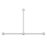 Barra De Apoio Em T Astra BPT/667 60x70cm PVC Antideslizante Branca