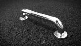 Barra de Apoio Segurança Idoso Banheiro 40cm - Inox puxadores