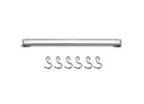 Barra de Utensílios Aço Inox com 6 Ganchos 60 cm Top Pratic Brinox - BRX 627