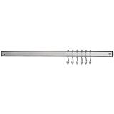 Barra Euro Home Aço Inox 6 Ganchos 40cm Utensílios Suspensos