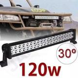 Barra Farol Auxiliar Milha Led 120w Foco 30º 60º Off Road - B2t