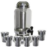 Barrica - Suqueira Vidro 3,2 Lt Completa - Cor: Polida - Gastrobel
