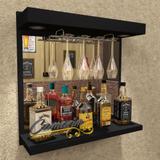 Barzinho De Parede Porta Taças E Iluminação - Bar06 - Camarim móveis