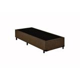 Base Box Solteiro Bio Box Sued Marrom - 88x188x43