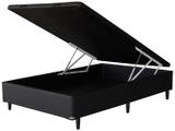 Base Cama Box Casal Umaflex com Baú - 29cm de Altura Facility