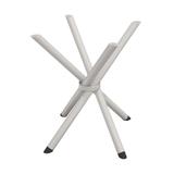 Base De Metal Para Mesa 73x73 cm Volga M008-BRF Crome