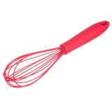 Batedor de Claras Silicone Vermelho Manual Cozinha 31 cm - Weck