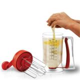Batedor de Massa Manual com Dosador 2 em 1 Carol Fiorentino 800ML