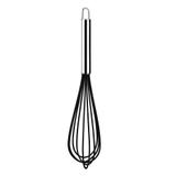 Batedor Manual Fio Silicone 30 cm Preto Brinox