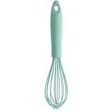 Batedor Mexedor De Claras E Bolo Em Silicone Fouet Cozinha Verde Menta