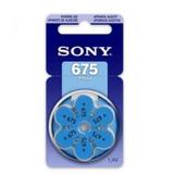 Bateria 675 PR44 1,4V Sony Original Aparelho Auditivo (6 Unid)