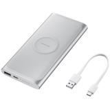 Bateria Externa Wireless Samsung Fast Charge 10000mah Prata