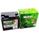 Bateria Heliar Ytx6 Htz6 Titan 150 Mix Xre 300 Gasolina Bros 125 150 Factor